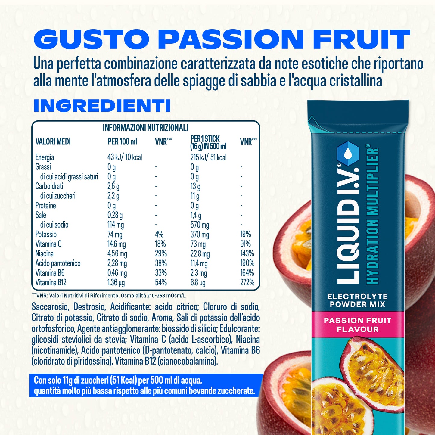 Liquid I.V.® Hydration Multiplier® - Passion Fruit 16PK
