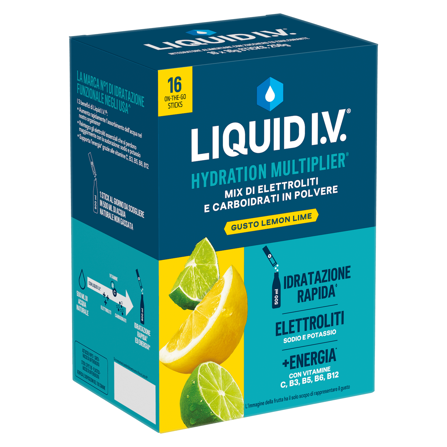 Liquid I.V.® Hydration Multiplier® - Lemon Lime 16PK