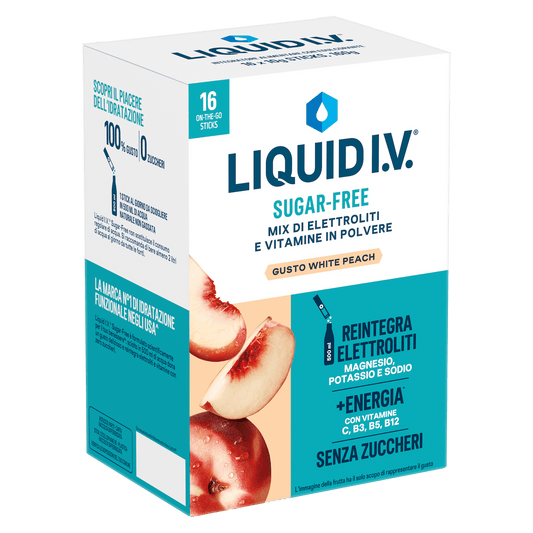 Liquid I.V.® Sugar-Free - White Peach 16PK